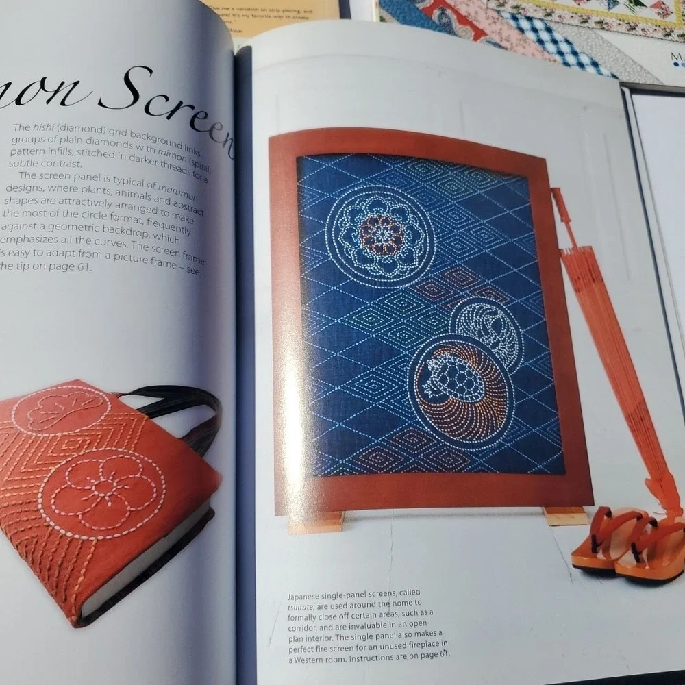 Sashiko Sourcebook Patterns Projects Inspirations‎ Briscoe Quilt Magazine lot 7
